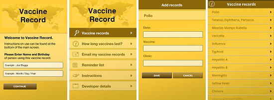 vaccine record
